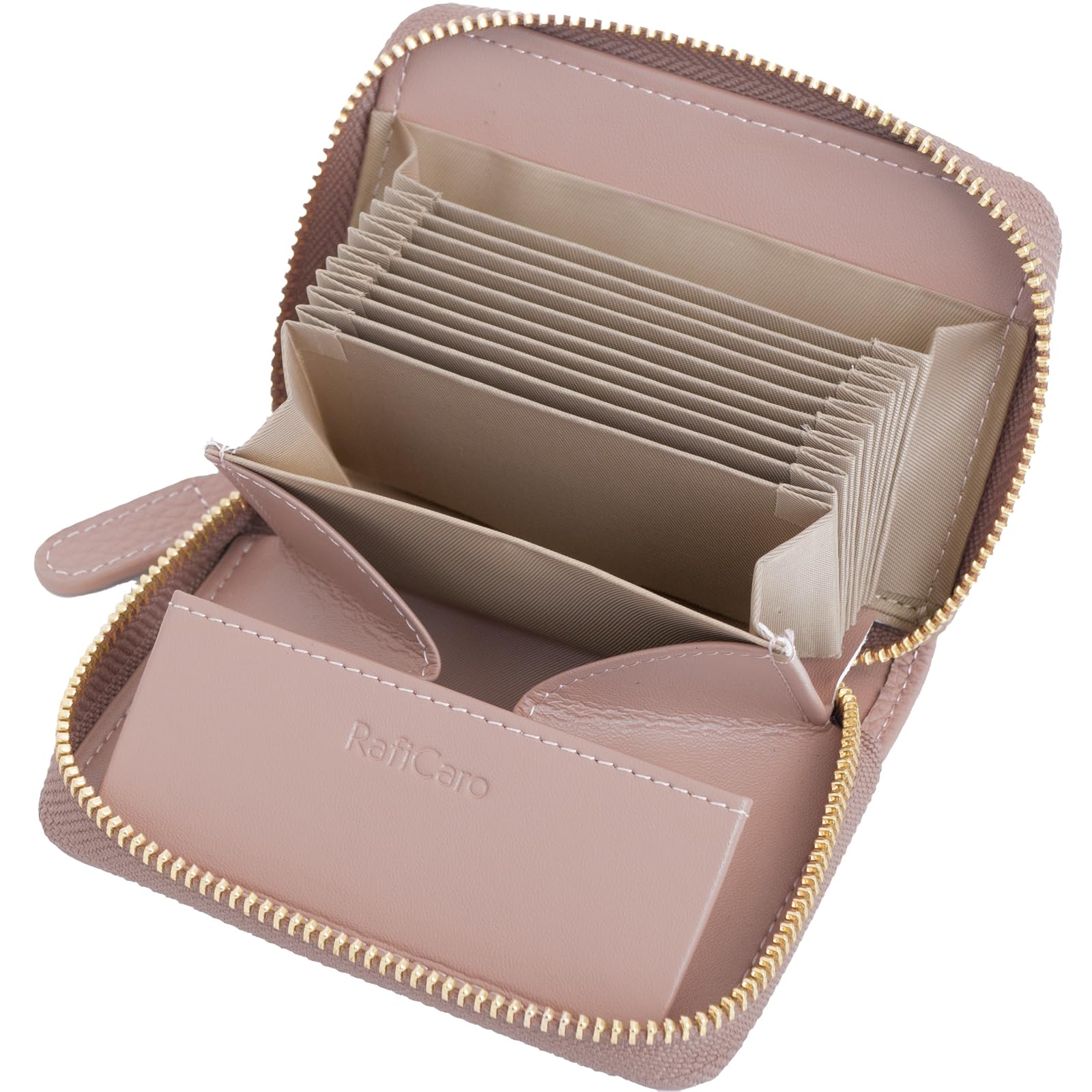 CAFUNE レザー製ミニ財布型キーホルダー ピンク コンパクト財布 – Cafuné